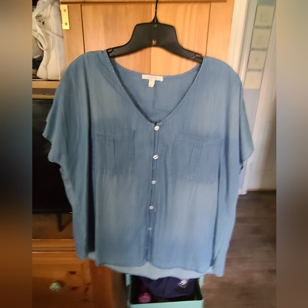 NWOT XL Denim Shirt